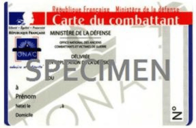 Carte du combattant – illustration