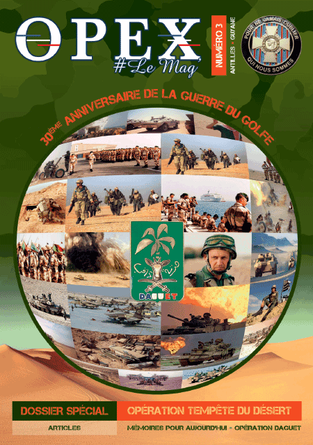 Magazine vétérans OPEX ONU OTAN – Couverture numéro Antilles-Guyane