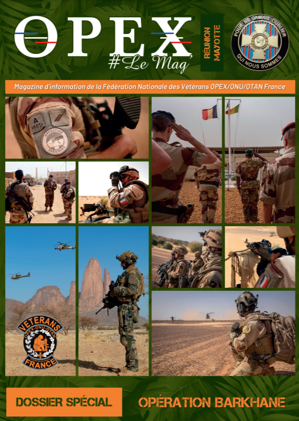 Magazine vétérans OPEX ONU OTAN – Couverture Réunion-Mayotte